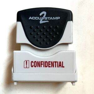Confidential Office Stamp. Self-Inking. From Staples. EUC